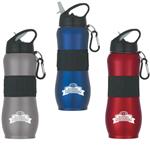 DH5877 28 Oz. Stainless Steel Sport Grip Bottle With Custom Imprint